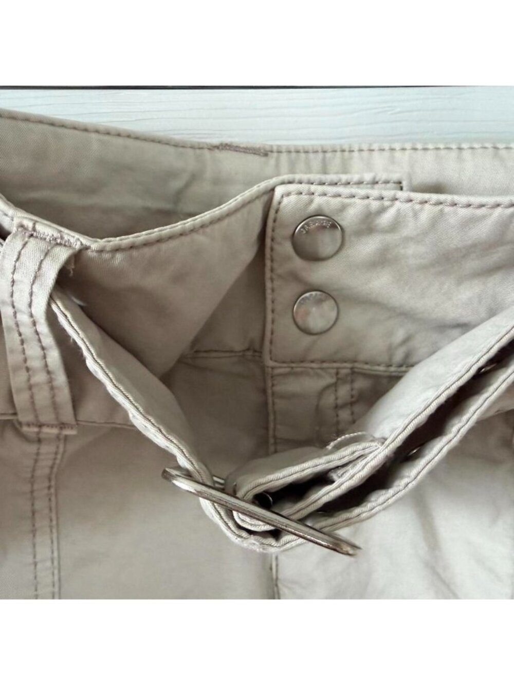 Garage Tan Cargo Mini Skirt - Picture 4 of 4